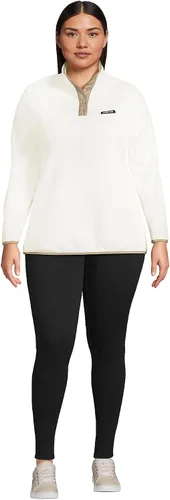 Vista 4 de Lands' End Sudadera Heritage con cuello a presión para mujer