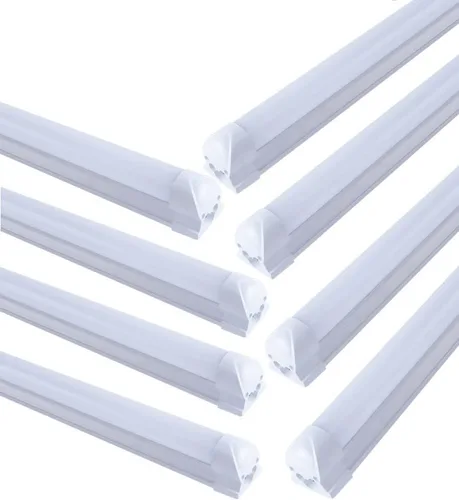 Vista 7 de Paquete de 6 lámparas LED T8 de 4 pies para tienda, 24 W, 4 pies, tubo integrado, cubierta lechosa de 6000 K, luz diurna de una sola tira