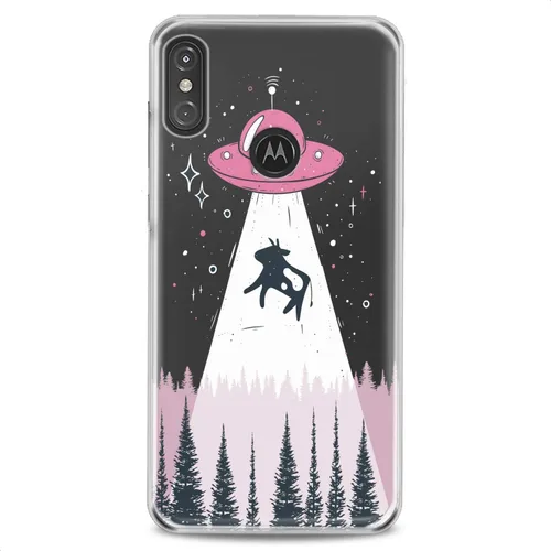 Vista 12 de Funda de TPU compatible con Motorola G9 G8 Plus G7 E20 P40 Z4 Edge 20 G22 Stylus Galaxy suave colorido patrón abstracto púrpura estrellas claro gato