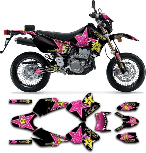 Vista 30 de Kit de calcomanías personalizadas para Suzuki DRZ400 E / DRZ400 Enduro / DRZ400E / DR-Z400E / DRZ400 EN 1999-2024, SZDRSE9919003-KO
