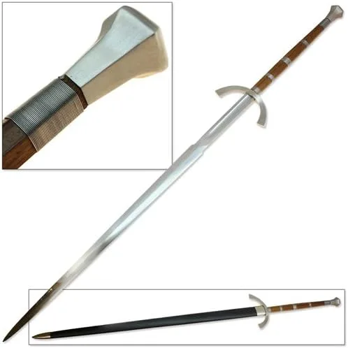 Vista 2 de Cold Two Handed Great Sword Functional 1060 Forged Steel Claymore por Sugoi Steel