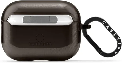 Vista 2 de CASETiFY Airpods Pro (2.ª generación) - Funda compacta con anillo, color negro