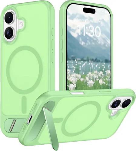 Vista 17 de Funda para iPhone 11 con compatibilidad magnética, [Soporte invisible incorporado][Compatible con MagSafe]