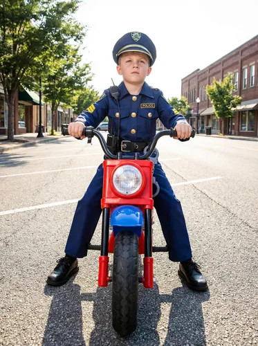 Vista 4 de Disfraz de policía para niños, uniforme de policía, disfraz de Halloween