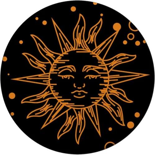 Vista 3 de Neil deGrasse Tyson Sun Ilustration PopSockets - Soporte para teléfonos inteligentes y tabletas PopSockets PopGrip: agarre intercambiable