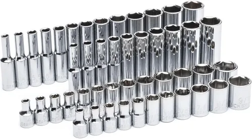 Vista 2 de GEARWRENCH Juego de llaves estándar y profundas de 6 puntos, SAE - 80729 de 27 piezas