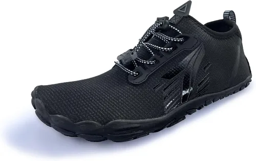 Vista 3 de Whatseaso Zapatos acuáticos para mujeres y hombres, de secado rápido, zapatos descalzos para buceo, natación, surf, aqua, caminar, playa, yoga