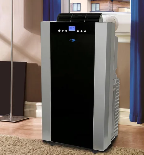 Vista 3 de Whynter ARC-14SH - Aire acondicionado portátil de doble manguera de 14,000 BTU, deshumidificador, ventilador y calentador y filtro de repuesto