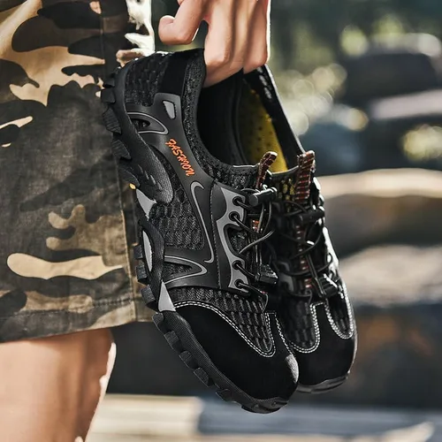 Vista 9 de SITAILE - Zapatos de agua para hombres y mujeres. Secado rápido. Para andar descalzo. Para gimnasia en el agua, natación, para el río. Zapatos