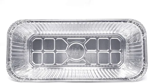 Vista 7 de Fig & Leaf Paquete de 35 bandejas de goteo compatibles con Weber Grills 6498 Smokefire l Summit l Genesis II - Forro de papel de aluminio resistente