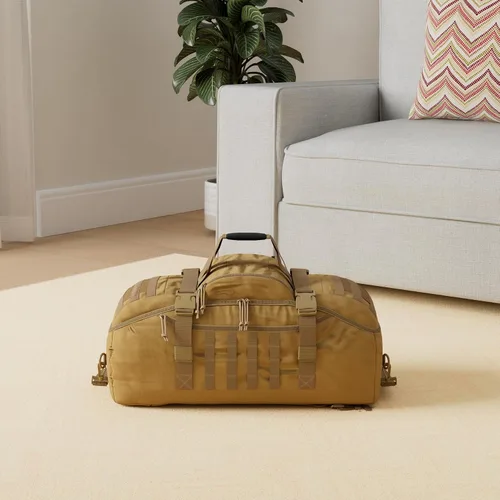 Vista 2 de Bolsa de gimnasio, bolsa de viaje para hombres y mujeres, bolsa de entrenamiento para militares, deportes, durante la noche, baloncesto, táctica