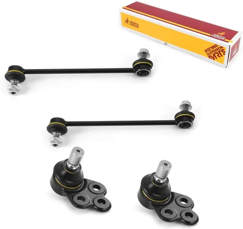 Vista 267 de Metrix Premium Chassis Parts - Juego de 4 piezas de articulación de rótula superior y barra estabilizadora delantera para Ford Ranger RWD 1998-2011