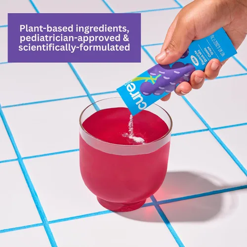 Vista 4 de Cure Hydration - Kids Electrolyte Drink Powder Classic Grape 14 Packets