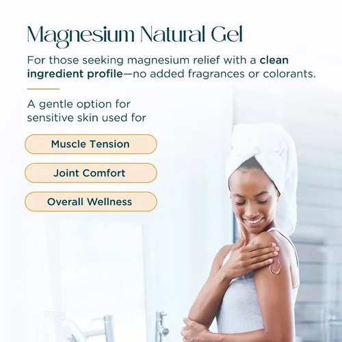 Vista 2 de Abundant Natural Health MAG I.C. - Gel de magnesio con células madre de pepino, alivio muscular rápido, calmante, sin aguijón, seguro para pieles