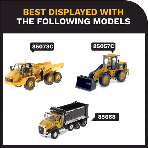 Vista 7 de Diecast Masters 1:50 Escala Cat D8R Bulldozer para coleccionistas, Caterpillar Track-Type Tractor Construcción Modelo Modelo Réplica, Core Classics