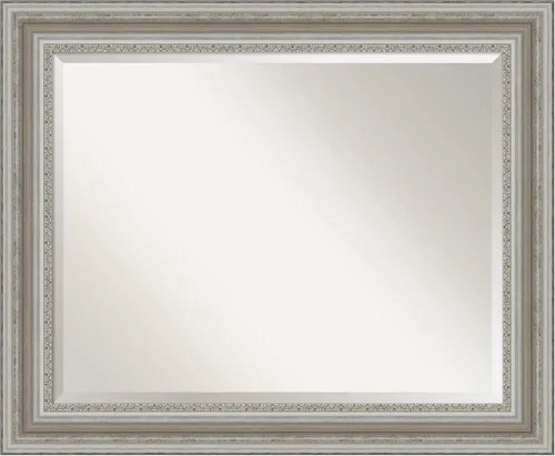 Vista 36 de Amanti Art Espejo de pared, espejo de marco negro para decoración de pared o para usar como espejo de baño para sobre el fregadero