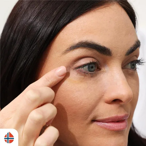 Vista 2 de Geir Ness Skin of Norway - Suero multiacción para ojos, Cloudberry y péptidos reafirmantes, ilumina las ojeras, para ojos cansados e hinchados