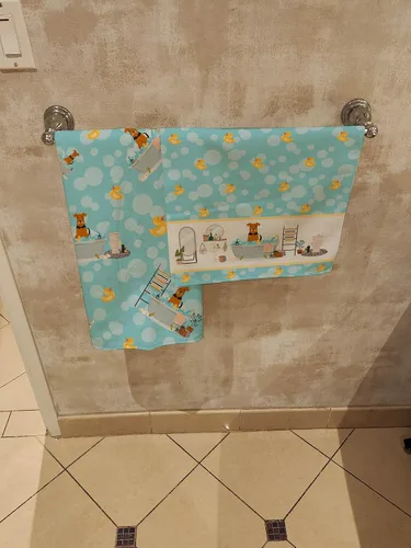Vista 7 de Caroline's Treasures WDK5738BTLG Airedale - Toalla de baño grande para bañera