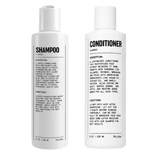 Vista 15 de Blu Atlas - Champú natural para hombres, sin sulfato para todo tipo de cabello, 15 ingredientes, sin relleno, ayuda con la caspa y el cuero
