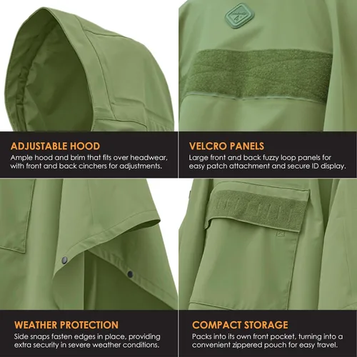 Vista 16 de HAZARD 4 PonchoVilla Classic - Poncho técnico softshell original