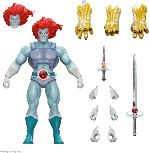 Vista 12 de Super7 ULTIMATES! Thundercats León-O (Espejo) - Figura de acción de Thundercats de 7" con accesorios, coleccionables clásicos de dibujos animados