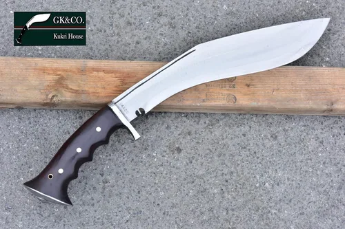 Vista 3 de GK&CO. Kukri House - 13" oficial iraquí emitido genuino Gorkha Kukri/Khukuri cuchillos rojo funda – Hecho a mano por GK&CO. Kukri en Nepal