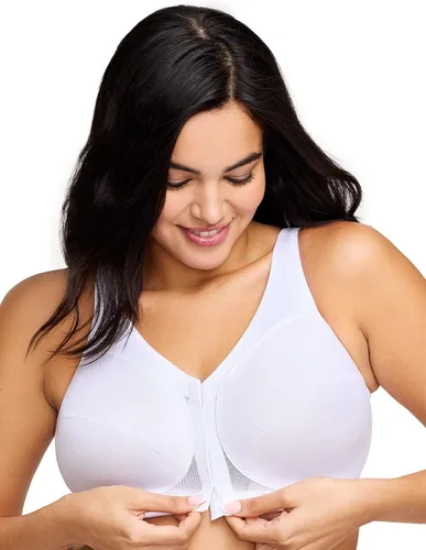 Vista 22 de Sostén Glamorise de mujer, tamaño plus, postura mágica elevada, apoyo de espalda, negro, 48I
