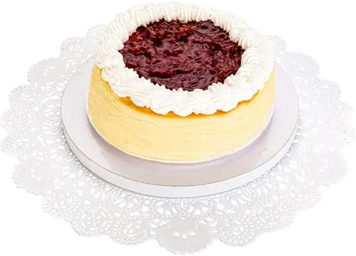 Vista 61 de Restaurantware Pastry Tek Blondas de Encaje de 4 x 4 Pulgadas 100 Vajilla Decorativa - Blondas de Mesa Desechables Redondas de Papel Negro