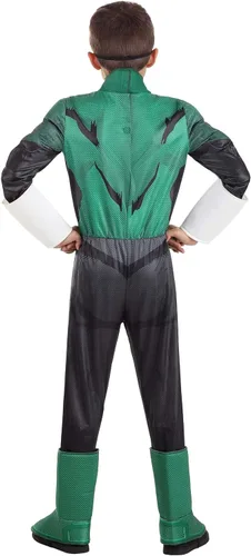 Vista 5 de Disfraz de linterna verde Deluxe para niños