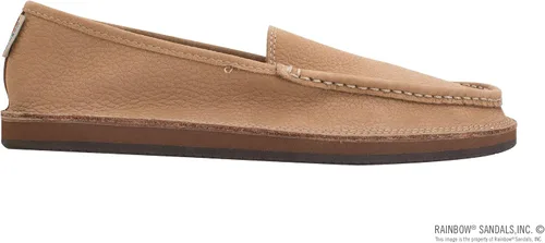 Vista 4 de Rainbow Sandals Comfort Classics - Mocasines de cuero para hombre Arco iris