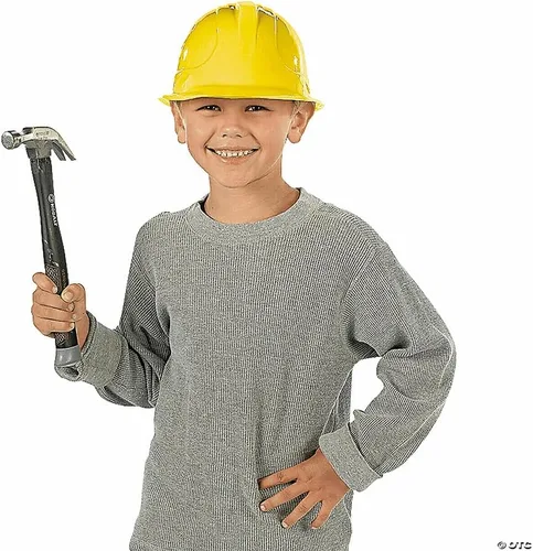 Vista 2 de Fun Express Sombreros de construcción amarillos para niños, juego de 12