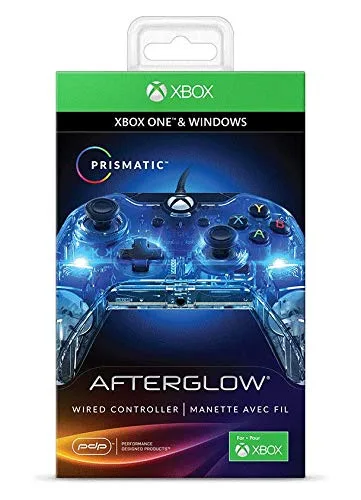 Vista 2 de PDP Afterglow Prismatic LED Wired Controller Multicolor - Xbox One