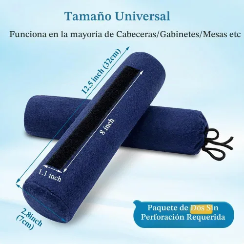 Vista 3 de Topes de parachoques para cabecero para protector de pared de muebles, cabeceros, silenciador, marco de cama, cojines para tablero, espaciador