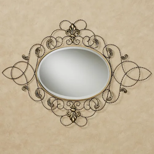 Vista 2 de Touch of Class Kirkland Espejo de pared dorado