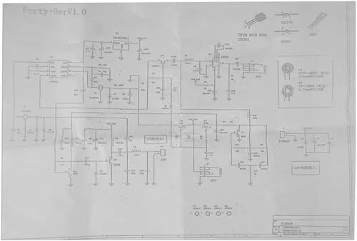 Vista 2 de Transmisor de radio de onda corta para recibir 49er accesorios de 3 W, kit de radio CW plplaaoo HAM Radio QRP Kit CW Radio CW Radio CW Transmisor