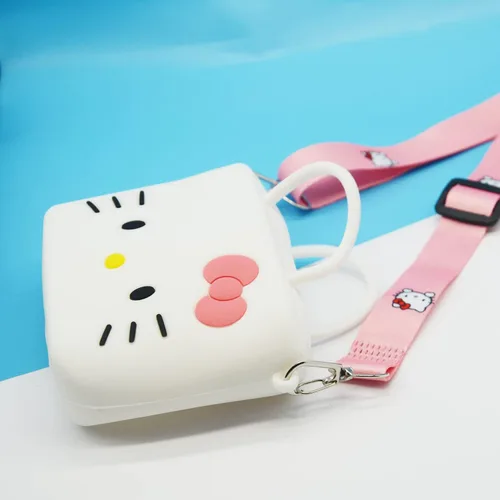 Vista 3 de Rondlaho Cartera de silicona, Gatito pequeño, Bandolera