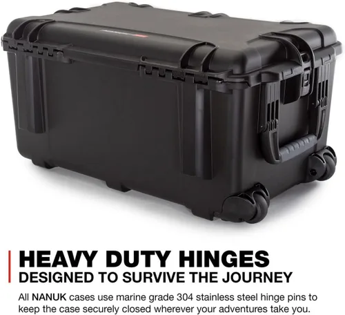 Vista 7 de Nanuk 965 Estuche rígido impermeable con ruedas - Vacío - Negro (965-0001)
