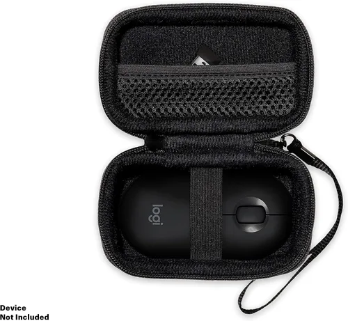 Vista 3 de Funda para ratón Logitech Pebble, Pebble M350, M355, i345 inalámbrico Bluetooth Mouse (negro)