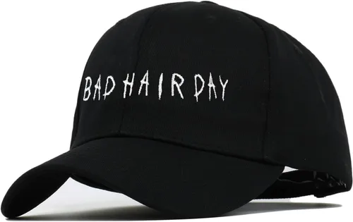 Vista 3 de HCSTYOP Gorra de béisbol con bordado para el día del cabello malo, gorra de béisbol para el sol unisex