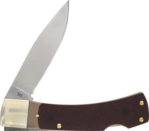 Vista 4 de Old Timer 5OT Bruin Folding Pocket Knife with Saw Cut Handle