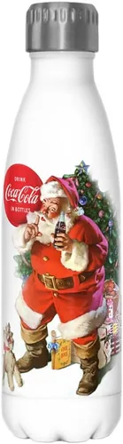 Vista 3 de Coca-Cola Cola Puppy - Botella de acero inoxidable de 17 onzas