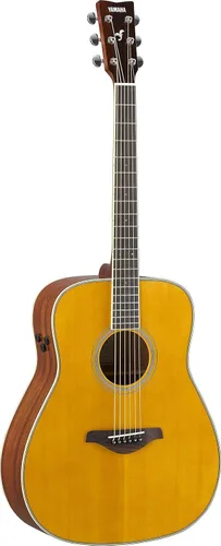 Vista 12 de Yamaha FGC-TA Dreadnought Cutaway Guitarra Transacústica con Chorus y Reverb, Negro Coro y reverberación, negro