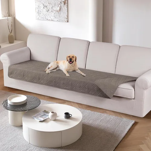 Vista 23 de TAOCOCO Funda de cojín de sofá 100% impermeable reversible, funda de asiento de sofá para perros y mascotas, funda de sofá biplaza para sofá