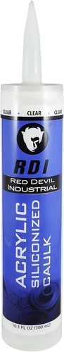 Vista 8 de Red Devil 08462I RD Pro Sellador acrílico siliconizado de grado de construcción, 10.1 onzas, almendra