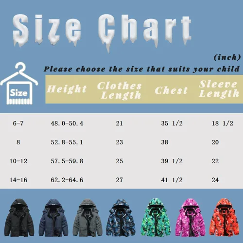 Vista 7 de MOERDENG Chaqueta impermeable con capucha para niños y niñas, chaqueta de invierno cálida para snowboard y rompevientos con capucha
