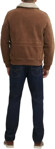 Vista 3 de Levi's Chaqueta de aviador de gamuza sintética para hombre