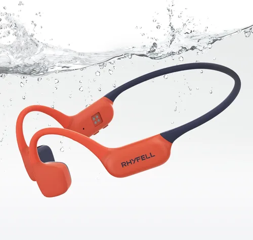 Vista 10 de Auriculares de natación, auriculares de conducción ósea, reproductor de MP3 integrado con memoria de 32 GB, tiempo de reproducción de 10 horas
