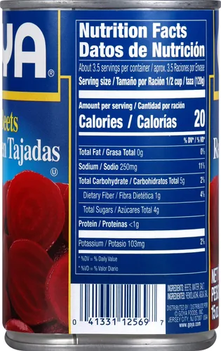 Vista 3 de Goya Foods Remolacha en rodajas, 15 onzas (paquete de 24)