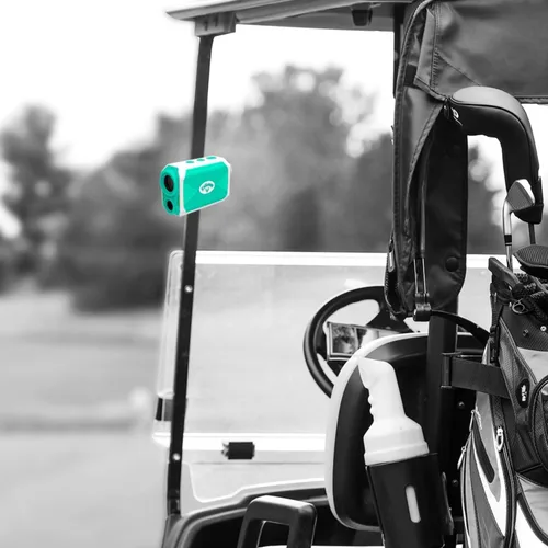 Vista 3 de Callaway Telémetro láser Micro Pro Golf - Ultra compacto y recargable con soporte magnético para carrito