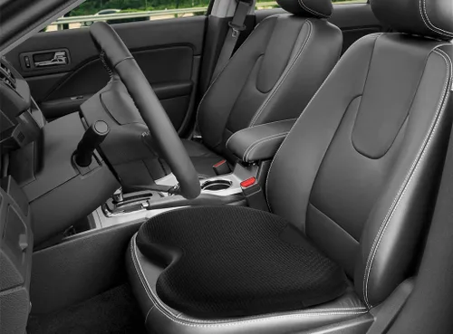 Vista 4 de Type S - Cojín de asiento de gel cómodo, paquete de 2, cojín de asiento de espuma viscoelástica mejorada para silla de oficina, asiento